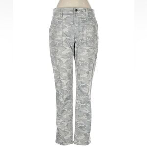 Banana Republic Women’s Light Gray Camo Cargo Pants